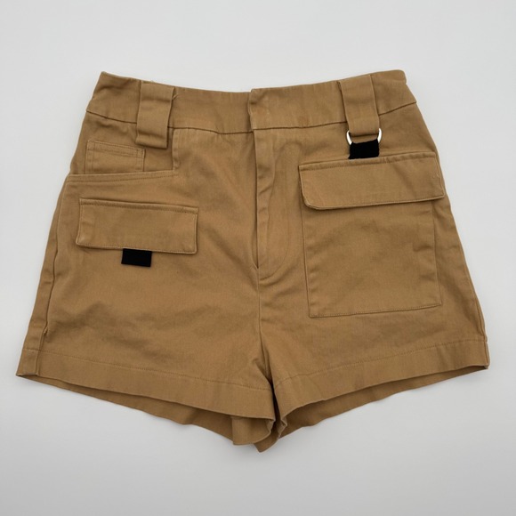 Love Tree Pants - Love‎ Tree Womens Cargo Utility Shorts Camel Tan High Rise Tactical Size Small
